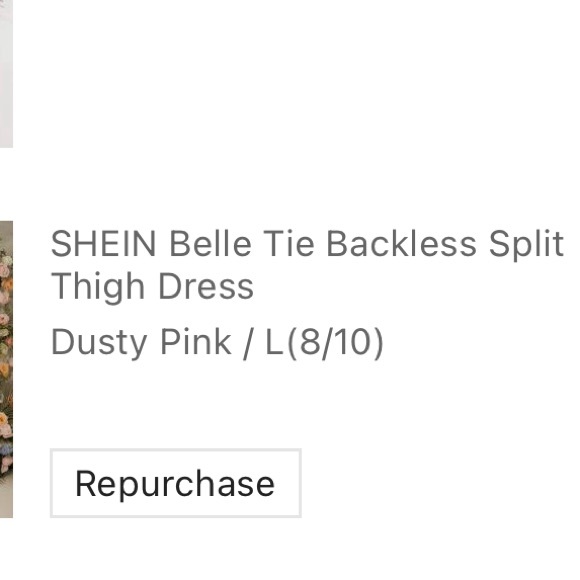 Belle Tie Backless Split Thigh Dress - Picture 7 of 7